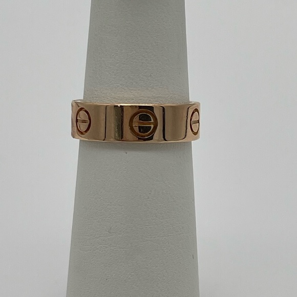 CARTIER LOVE RING ROSE GOLD SIZE 6 - Picture 2 of 6